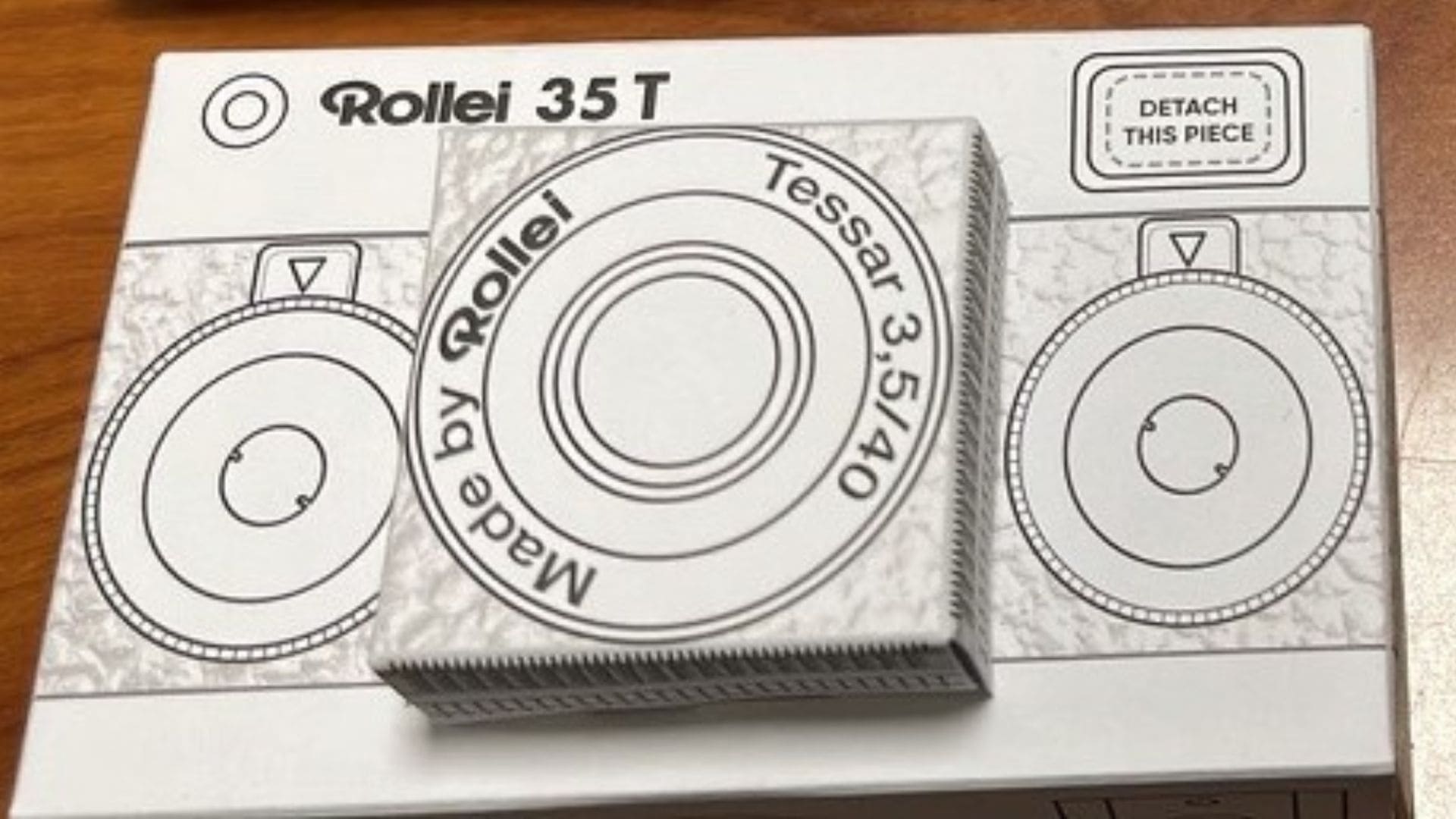  homemade camera design showcasing a camera with an attached box for additional features or modifications.