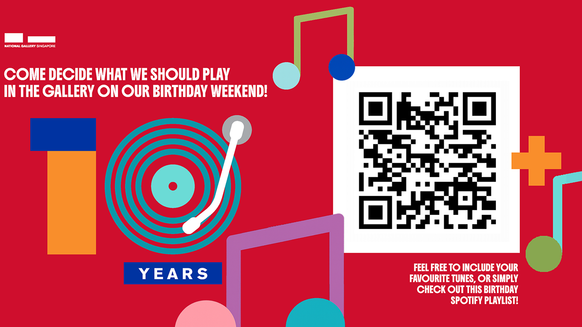 10 Years Spotify Playlist Poster