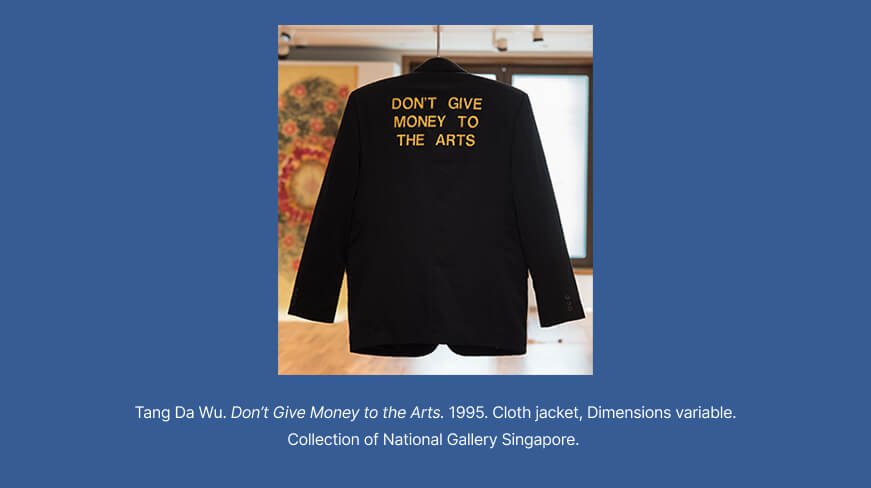 Tang Da Wu, Don't Give Money to the Arts