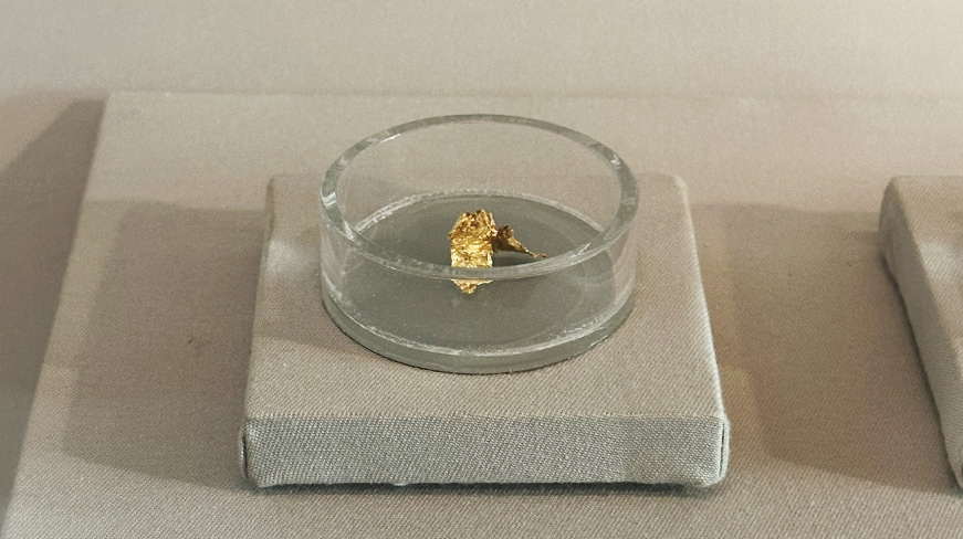 Gold foil, c. 1300s.