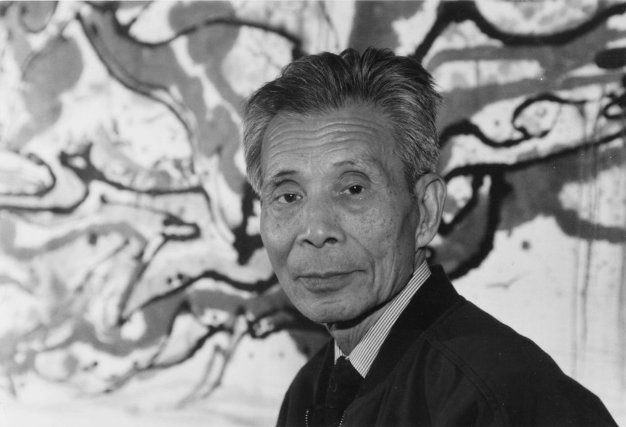 Portrait photograph of Wu Guanzhong