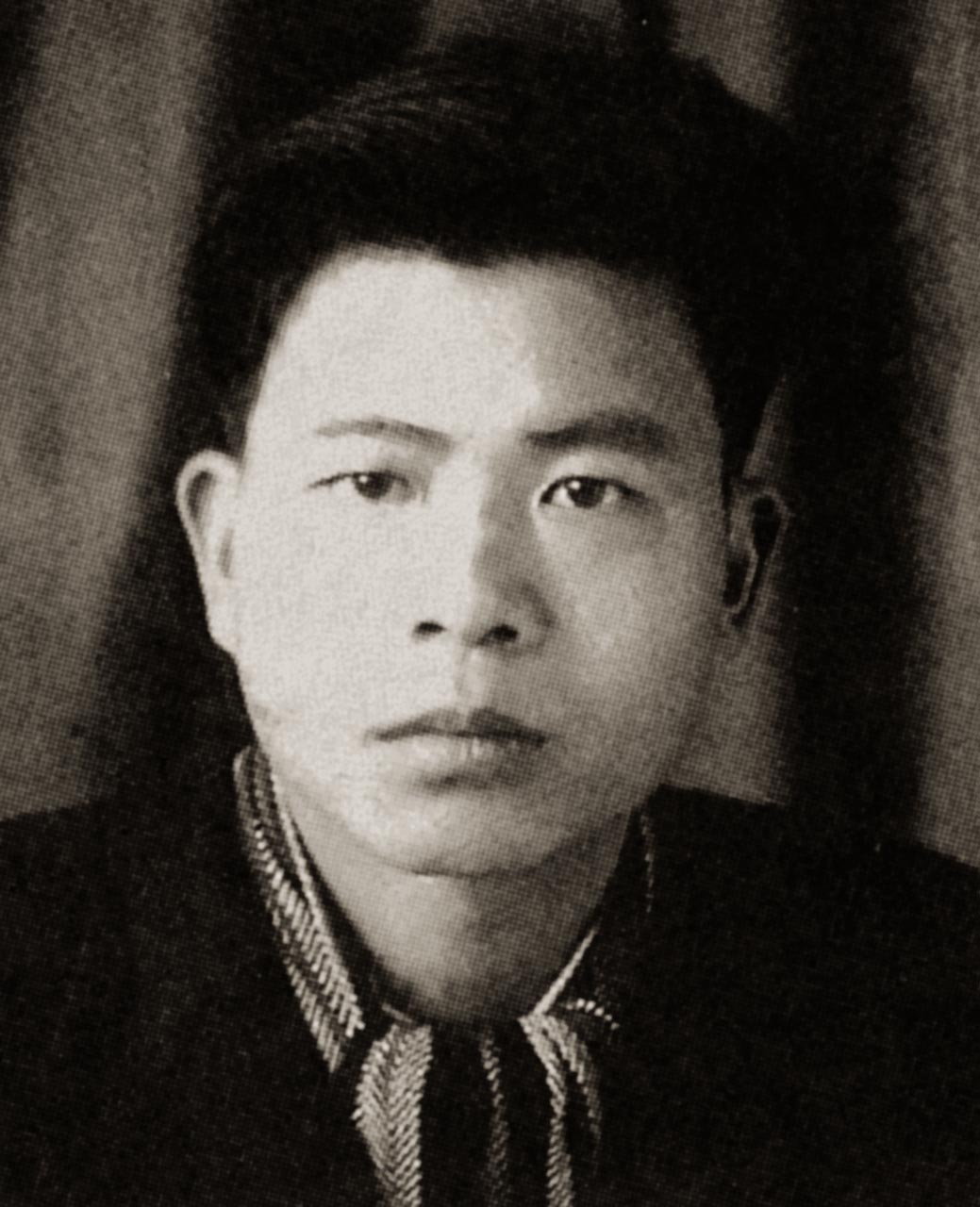 Photograph of Wu Guanzhong, aged 23