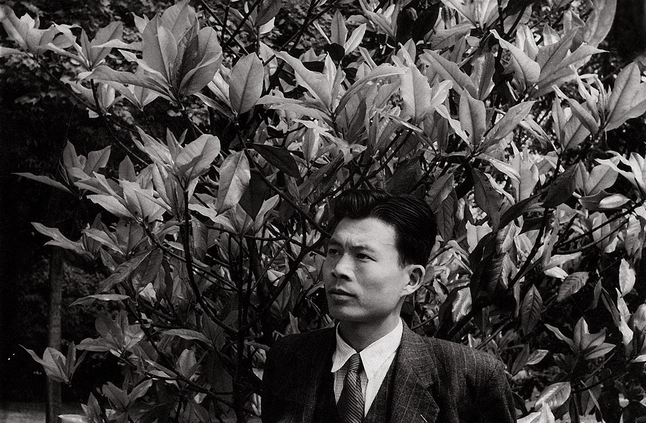 Photograph of Wu Guanzhong in France