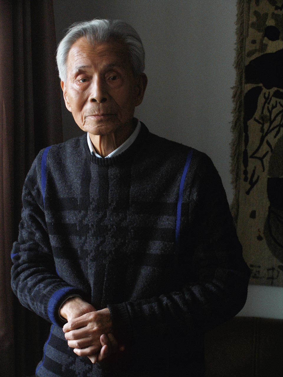 Portrait photograph of Wu Guanzhong