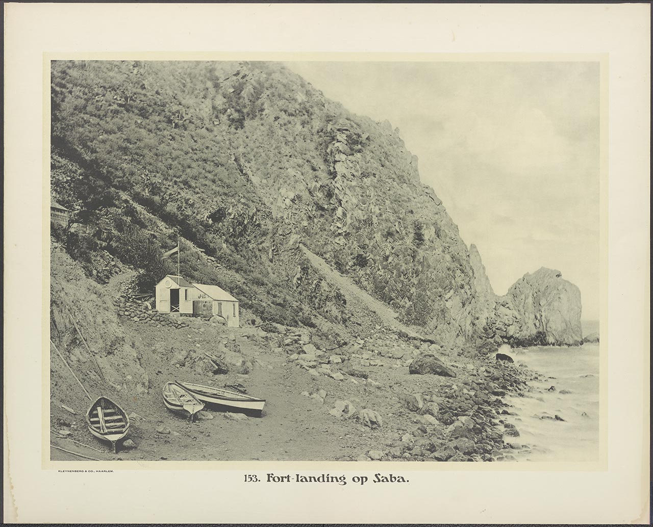 153. Fort-landing op Saba.