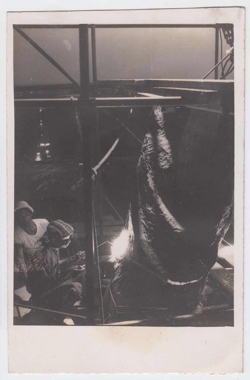 Photographic documentation of the construction process for "Pembebasan Irian Barat" by Edhi Sunarso