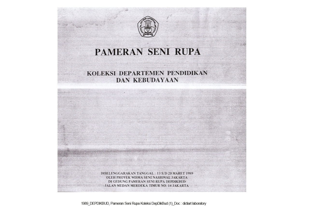 Pameran Seni Rupa Koleksi Departemen Pendidikan dan Kebudayaan