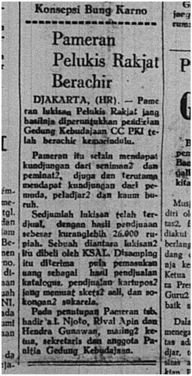 Pameran Pelukis Rakjat Berachir