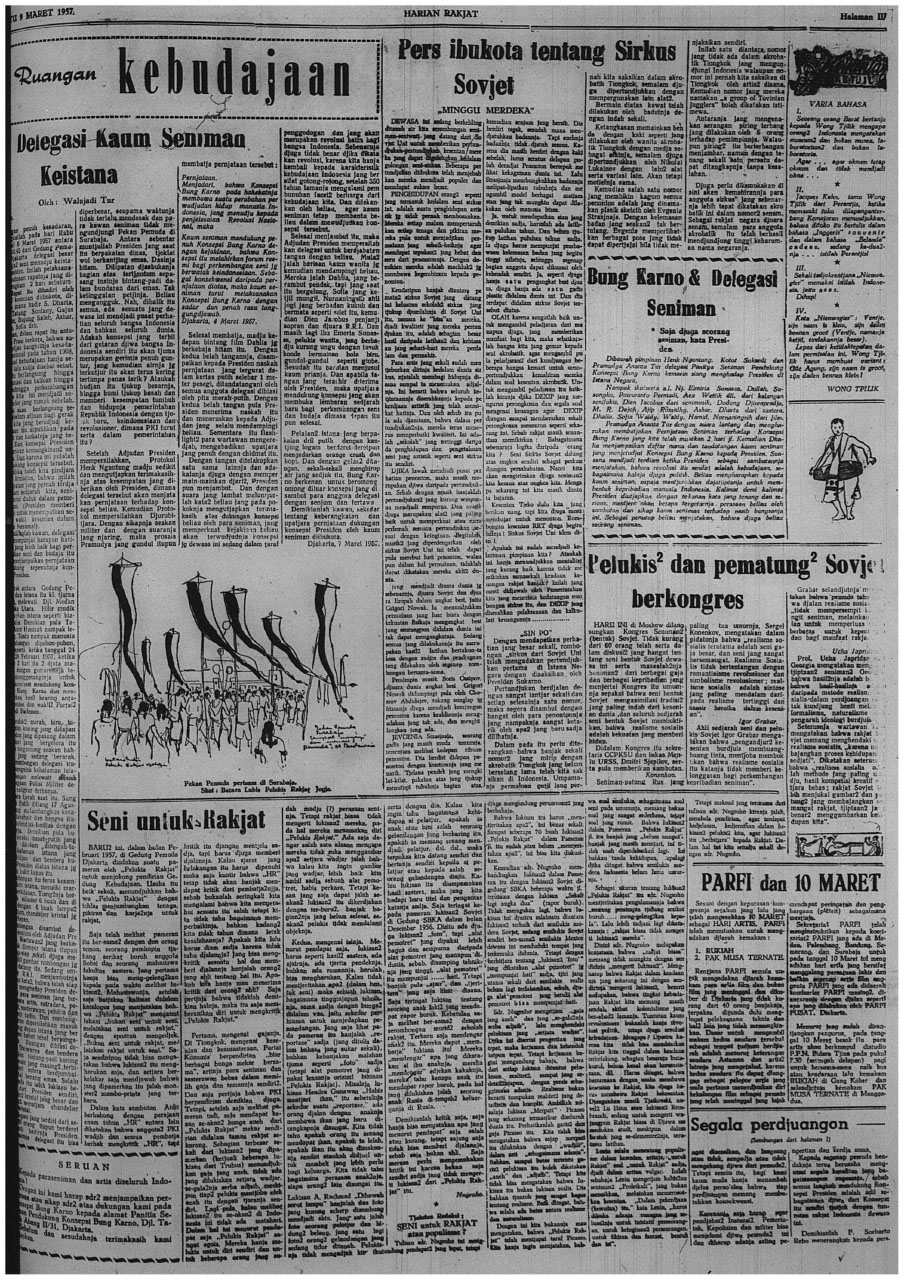 Bung Karno dan Delegasi Seniman