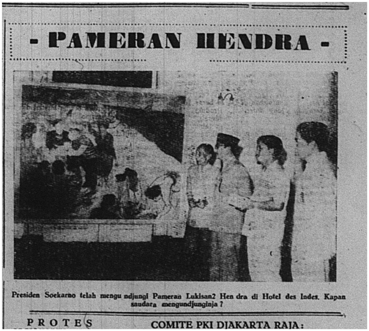 Sukarno dan Pameran Hendra