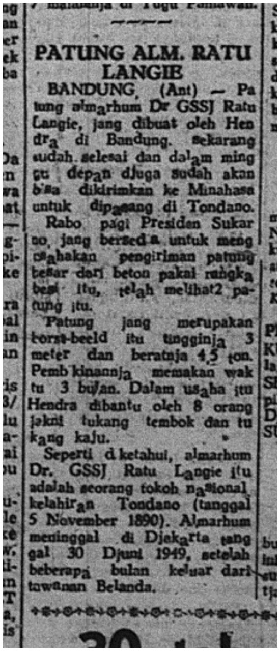 Patung Alm Ratulangie