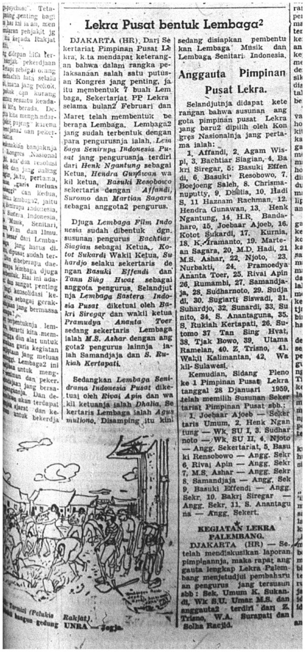 Lekra Pusat Bentuk Lembaga2