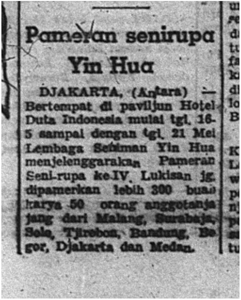 Pameran Seni Rupa Yin Hua