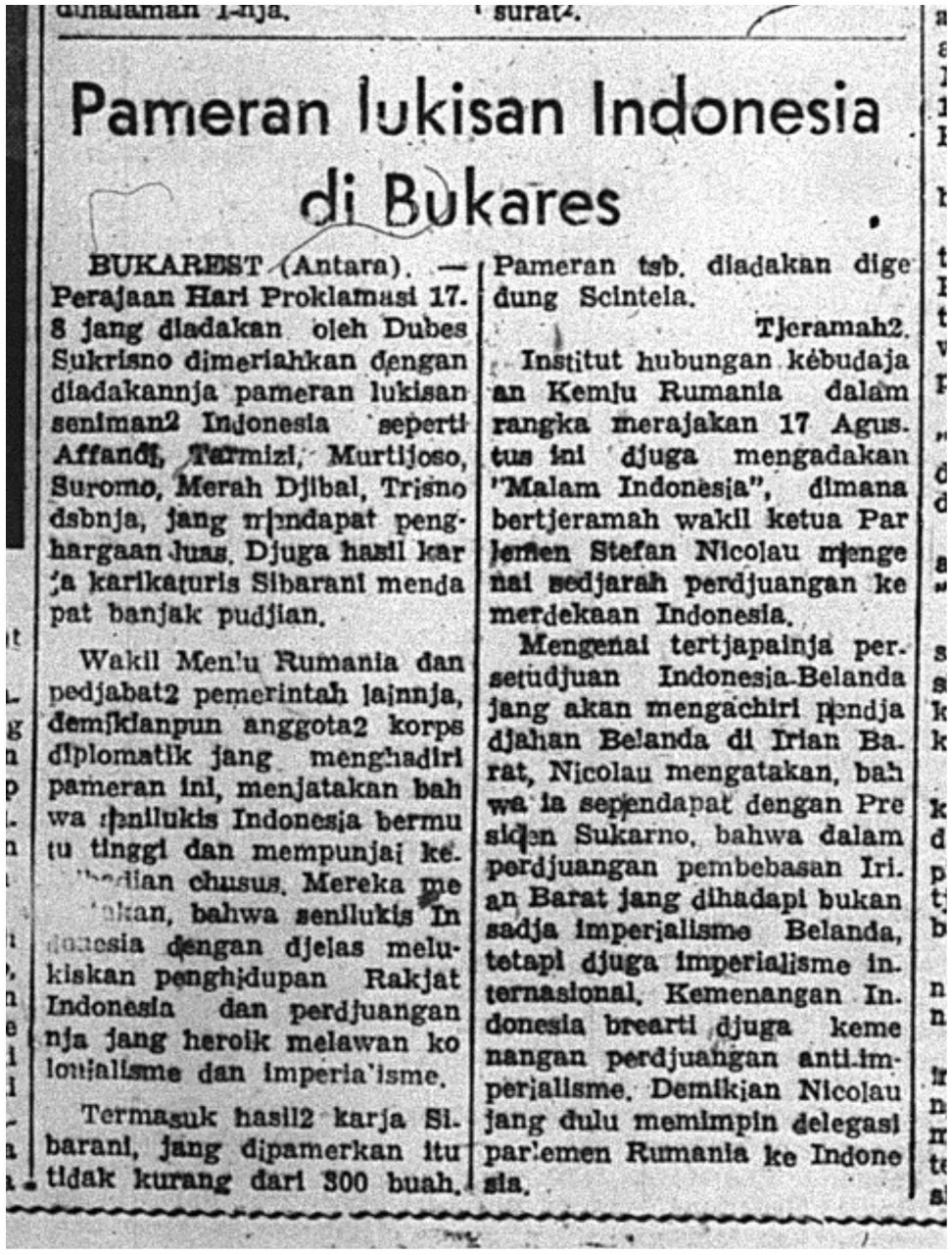 Pameran Lukisan Indonesia di Bukares