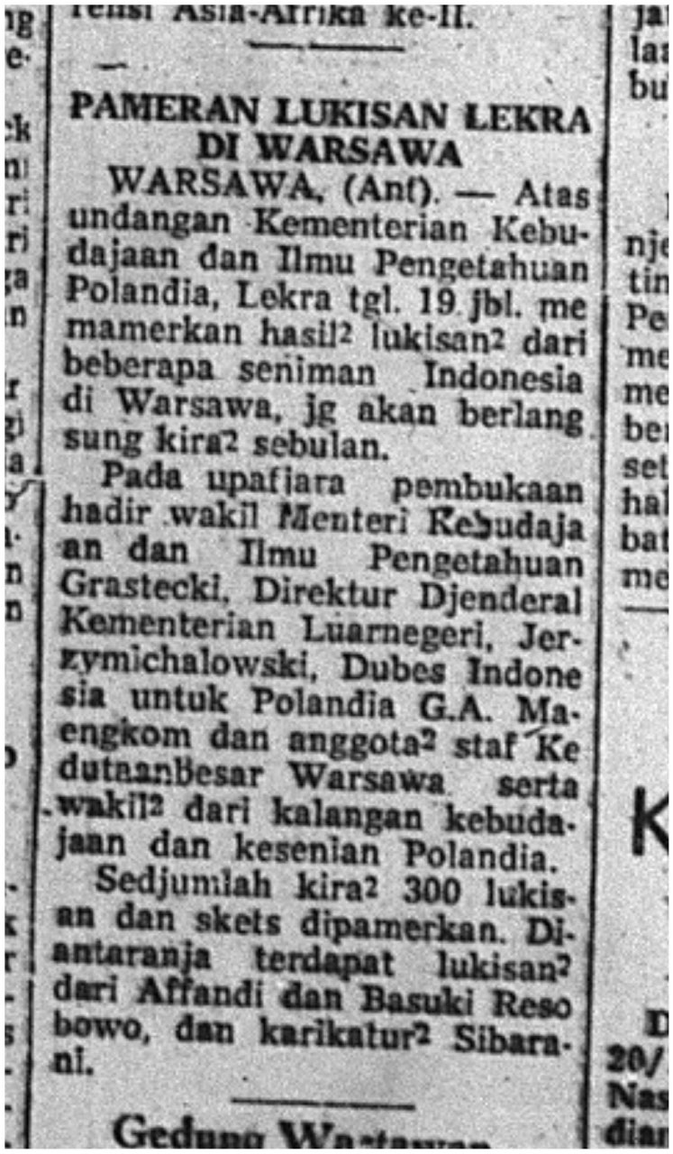 Pameran Lukisan Lekra di Warsawa