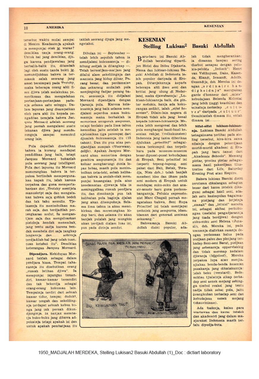 Kesenian: Stelling Lukisan2 Basoeki Abdullah