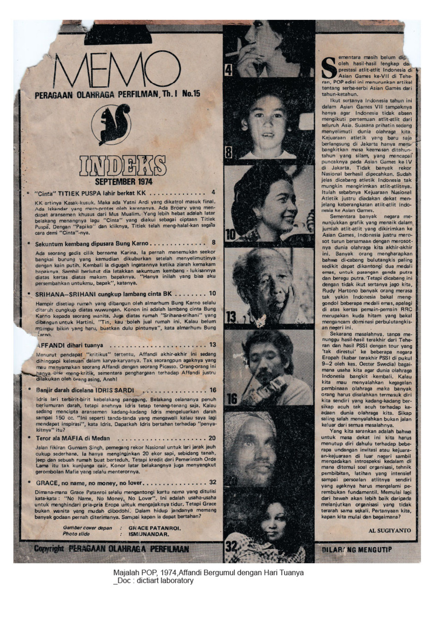 Affandi Bergumul Di Hari Tuanya