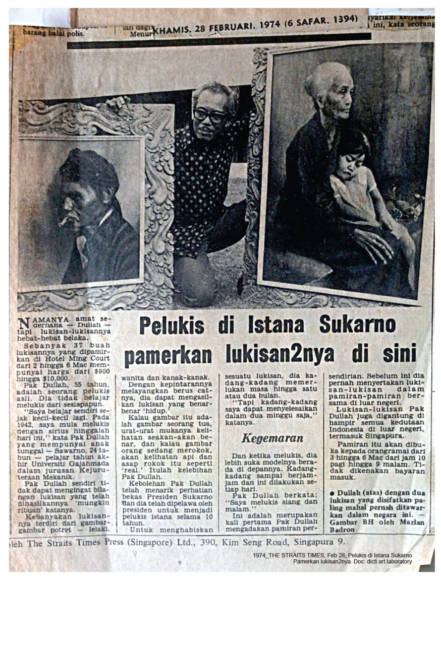 Pelukis di Istana Sukarno Pamerkan Lukisan2nya Di Sini