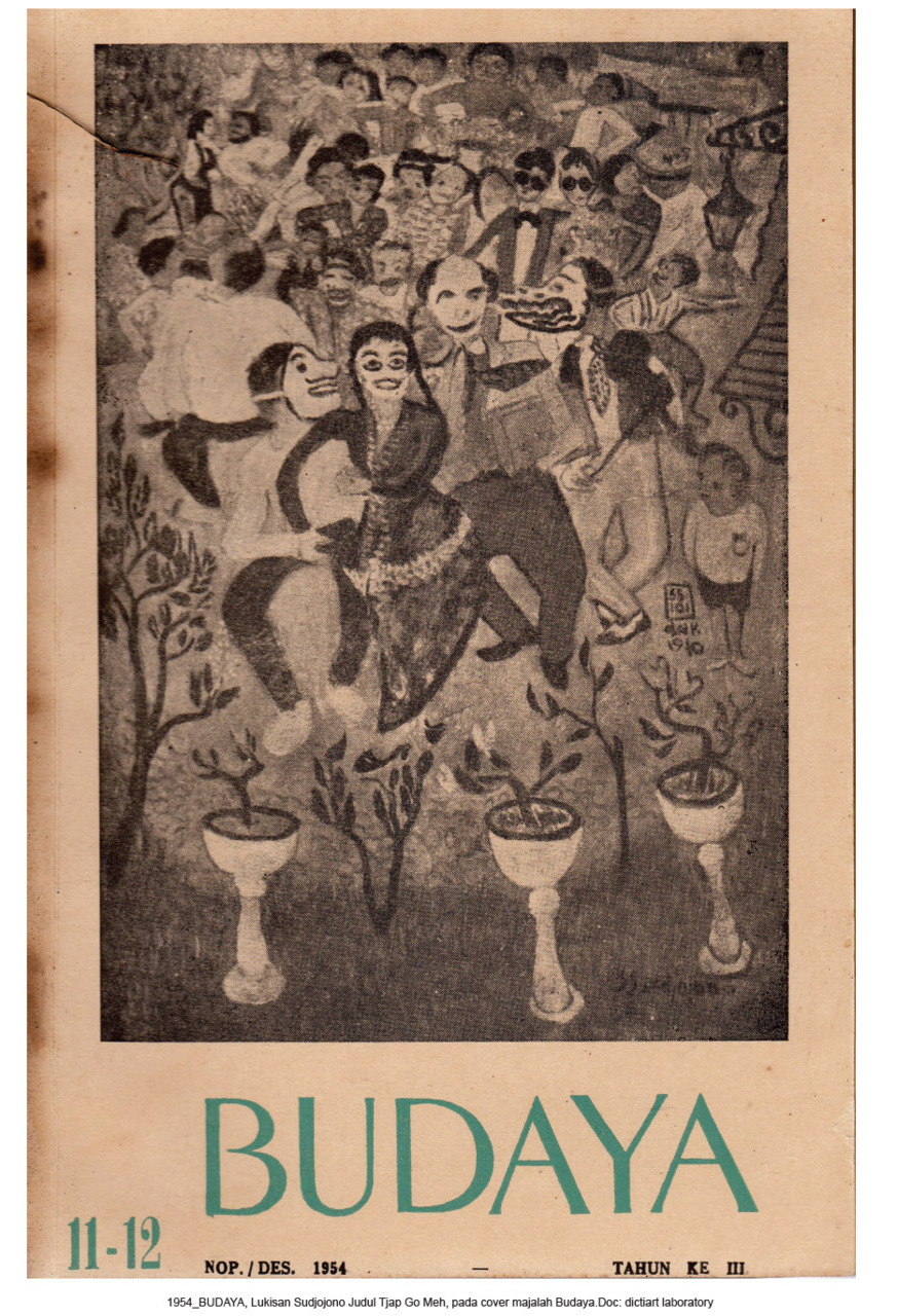 Cover of Budaya: 'Cap Go Meh' by S. Sudjojono