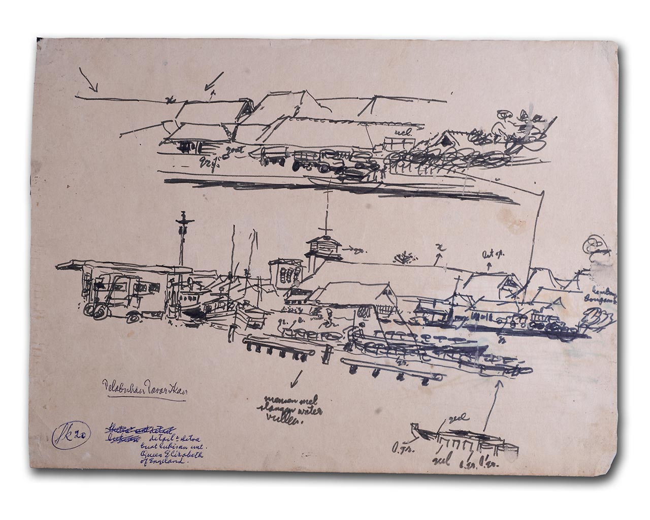 Sketsa Pelabuhan Pasar Ikan (1)