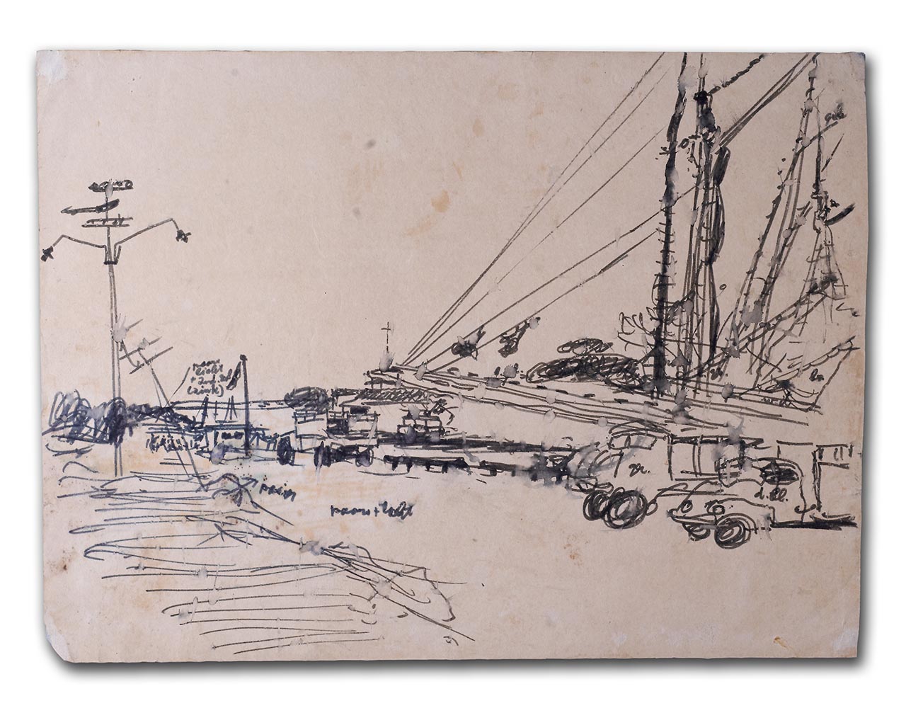 Sketsa Pelabuhan Pasar Ikan (2)