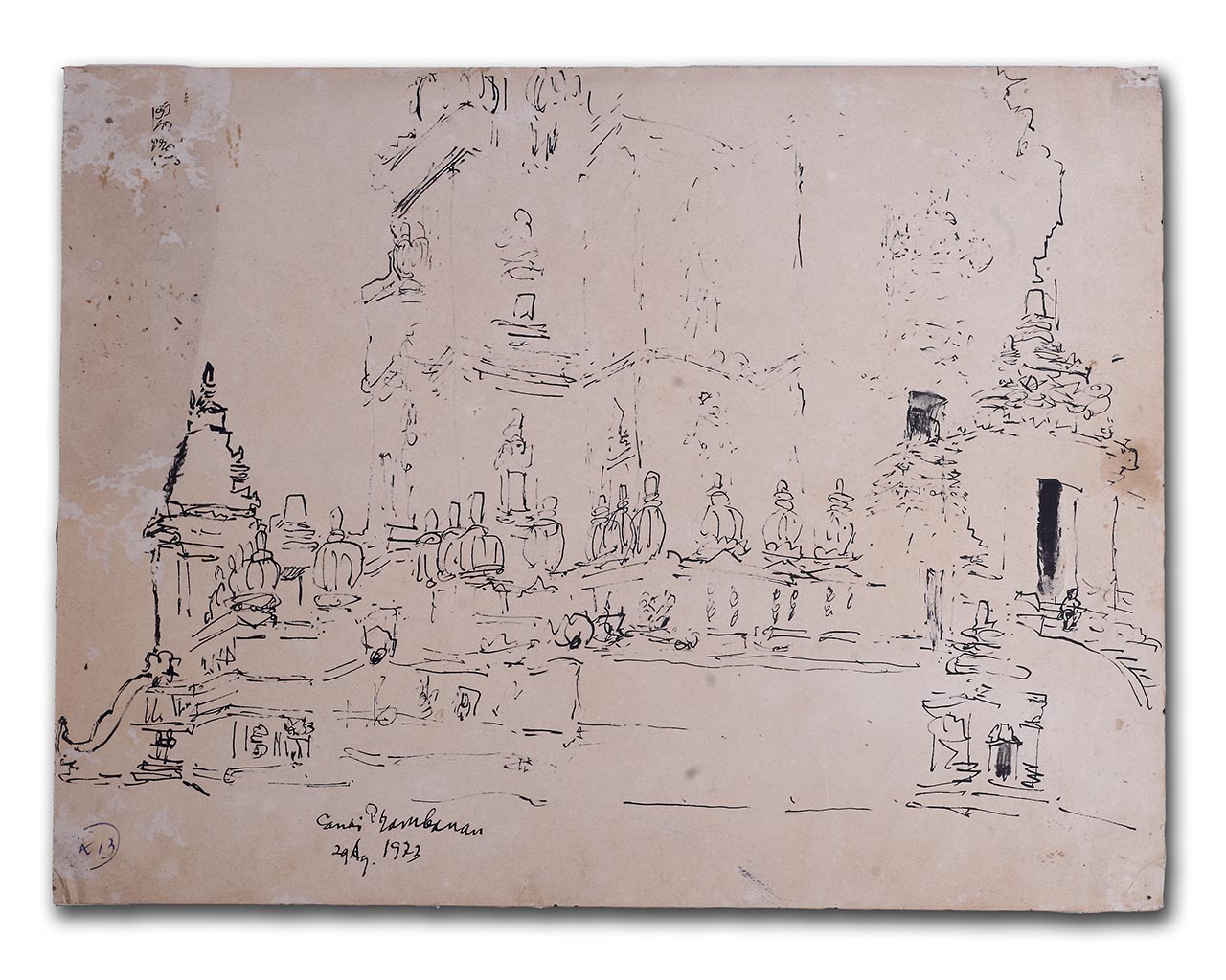 Sketsa Candi Prambanan