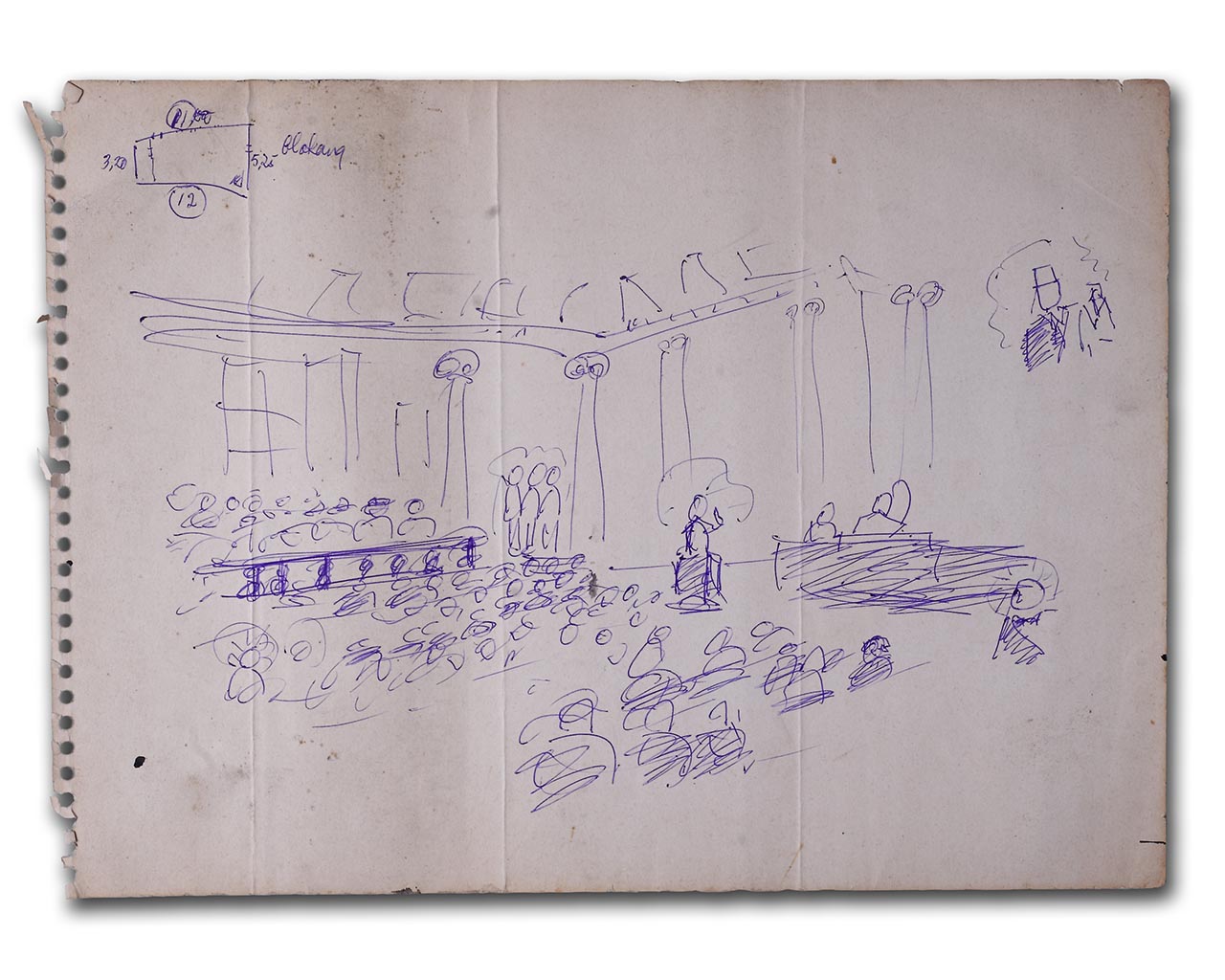 Sudjojono's sketch (pen)