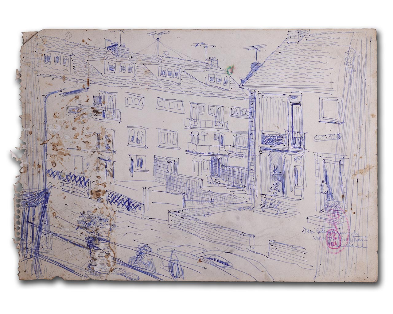 Sudjojono's sketch (pen)