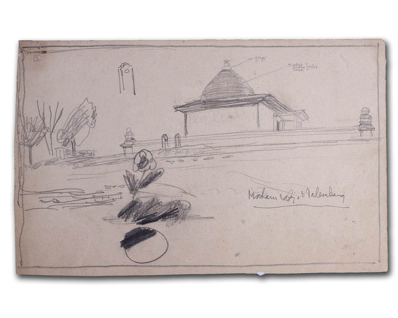 Sketsa Makam Radja-Radja Palembang