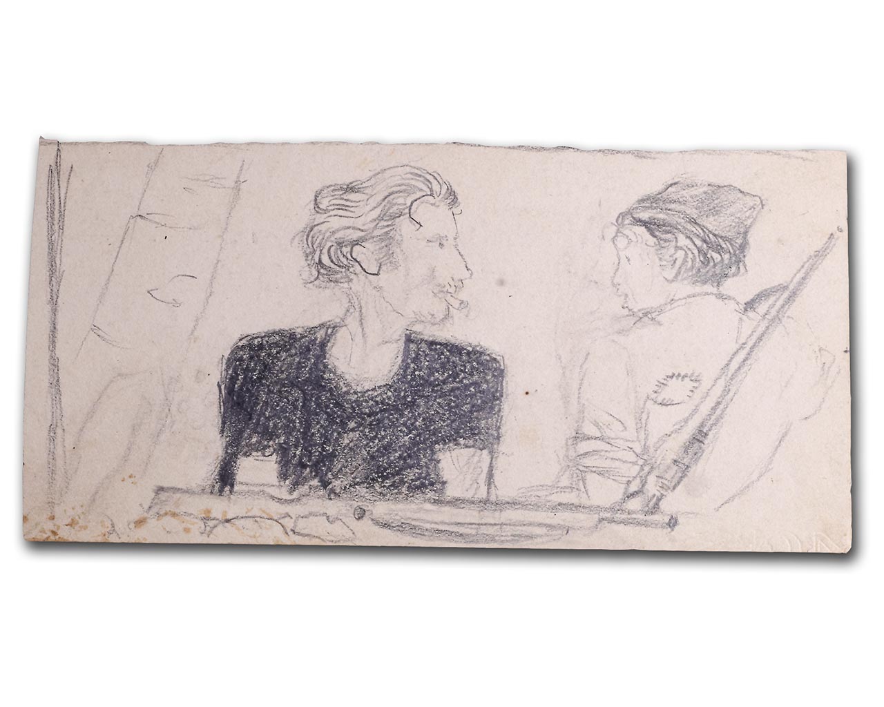 Sudjojono's sketch (pencil)