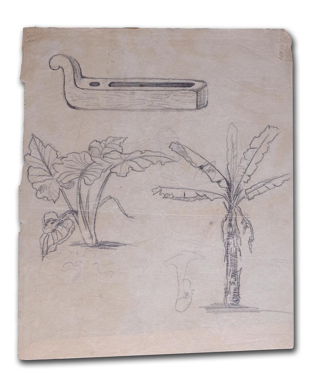 Sudjojono's sketch (pencil)