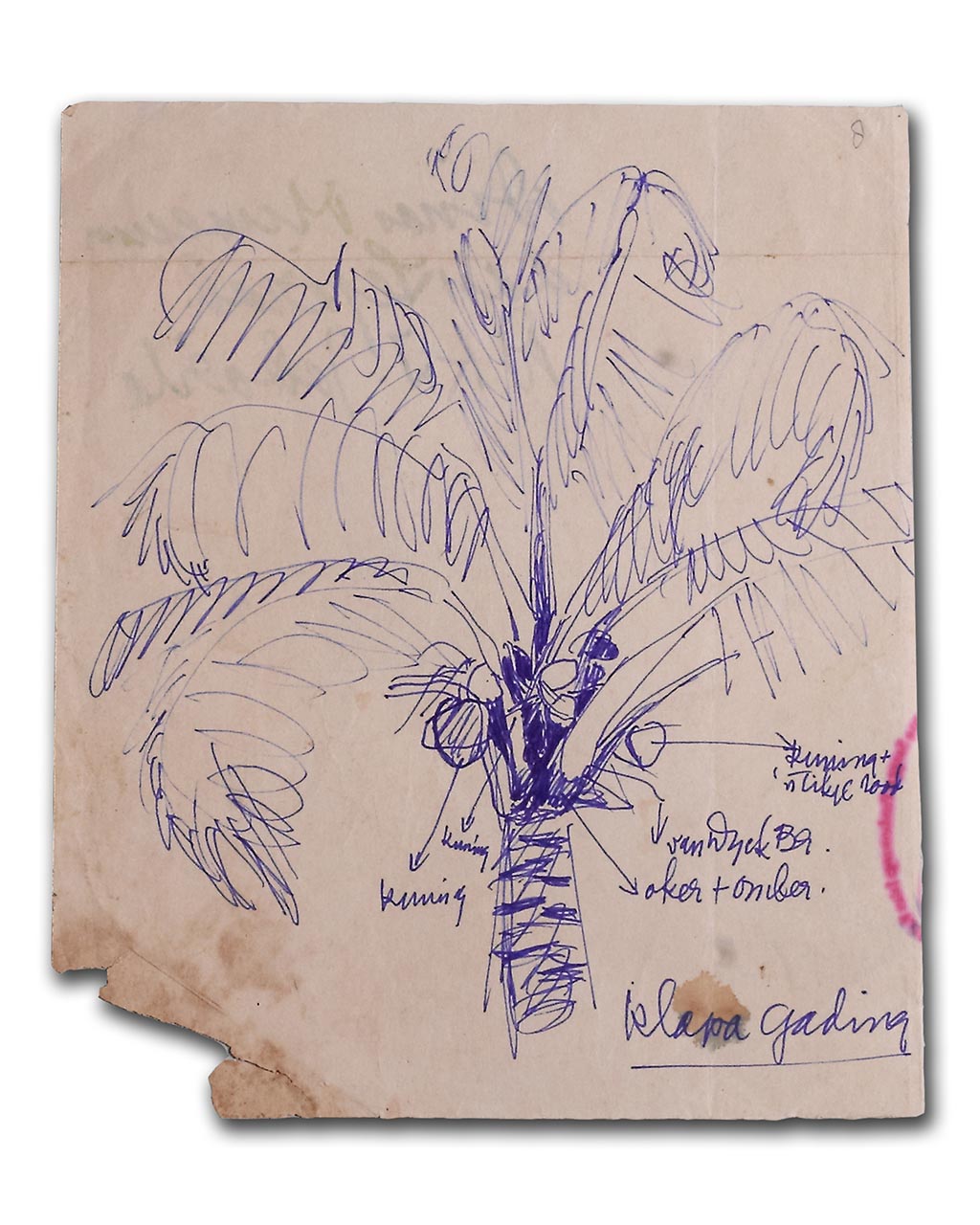Sudjojono's sketch (pen)