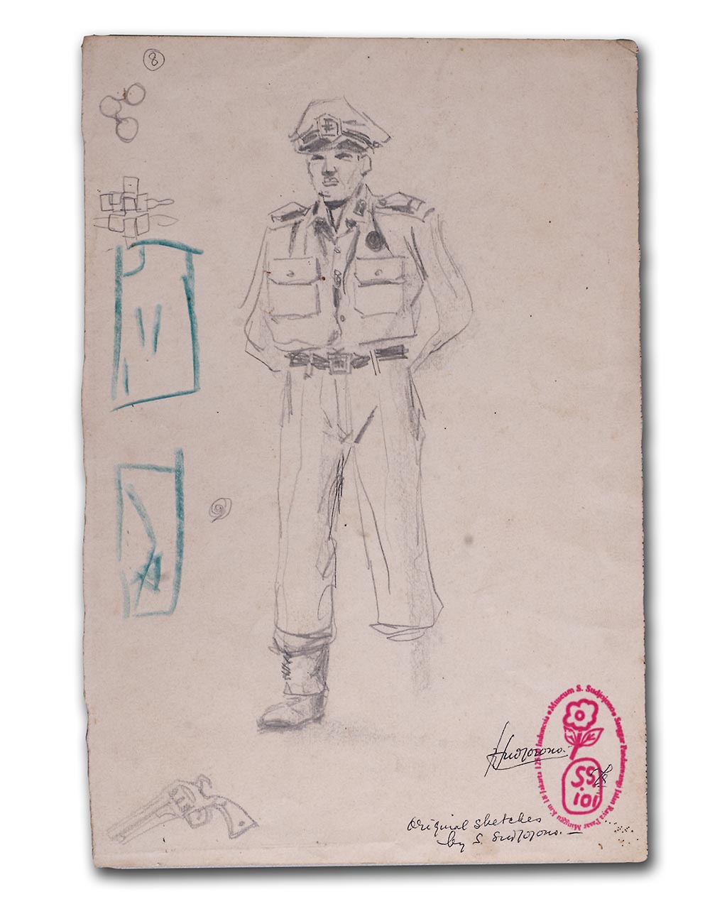 Sudjojono's sketch (pencil)