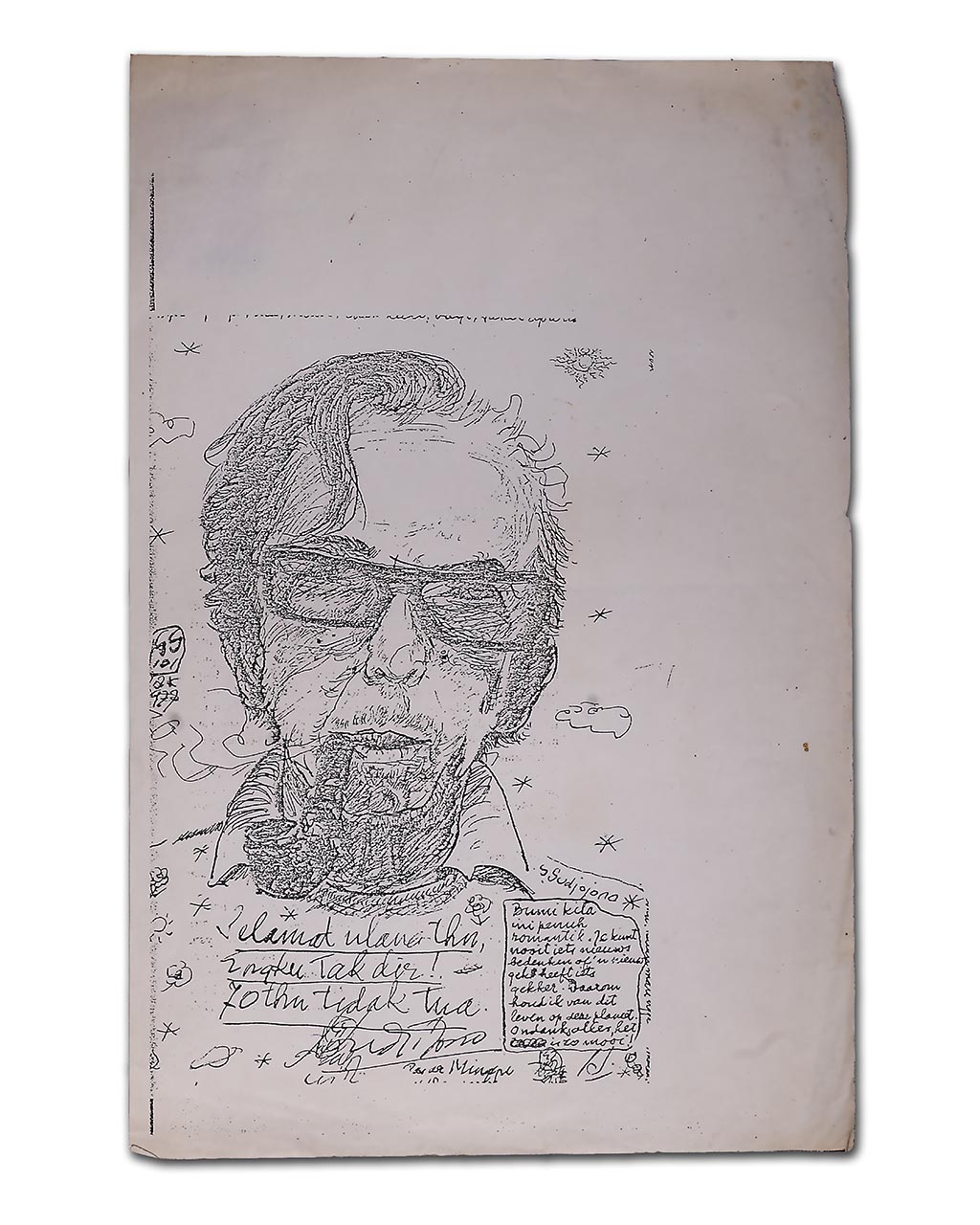 Self Portrait (For Sutan Takdir Alisjahbana)