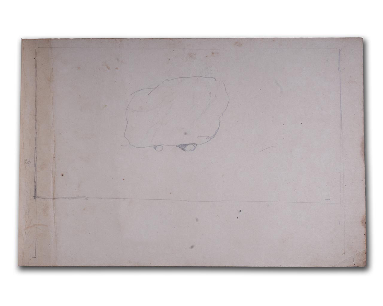 S. Sudjojono's sketch in pencil