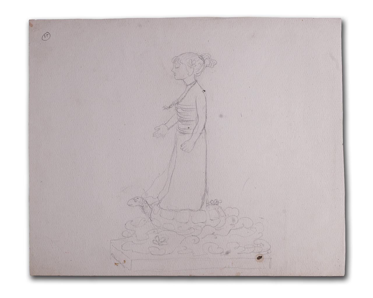 Sudjojono's sketch (pencil)