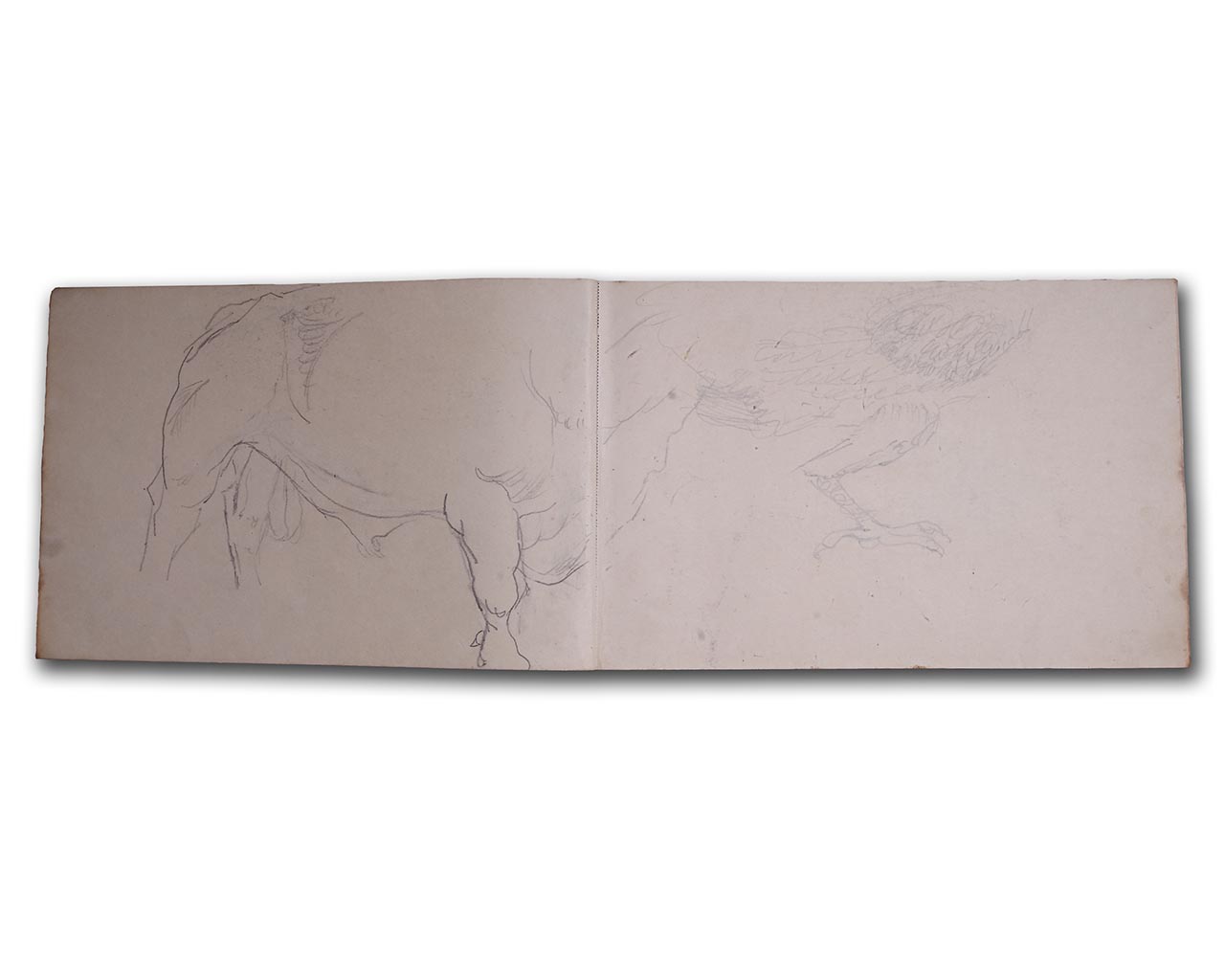 S. Sudjojono's sketch in pencil