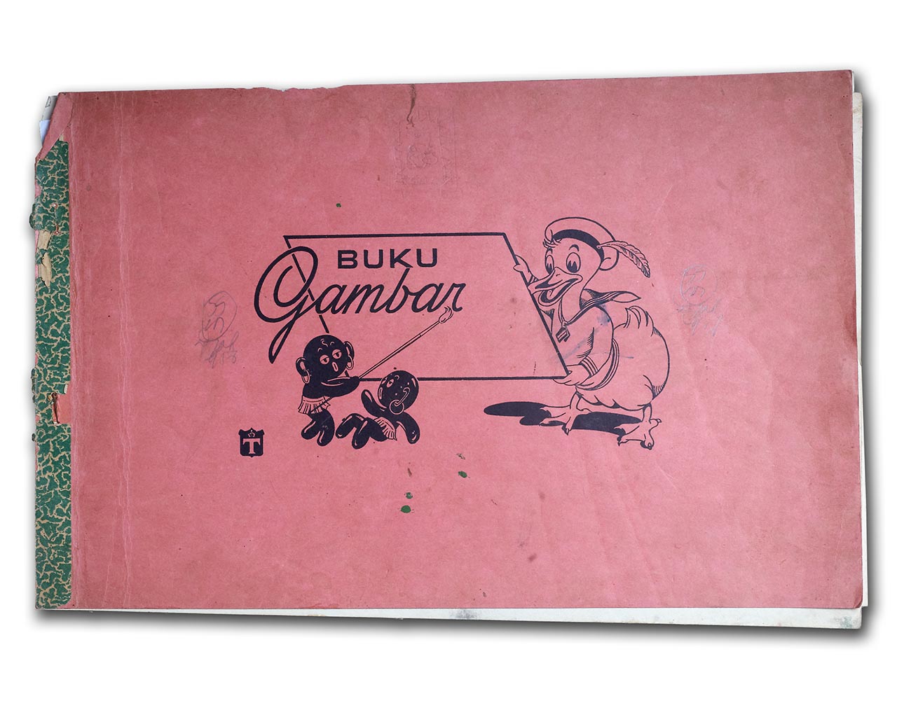 S. Sudjojono's sketchbook cover