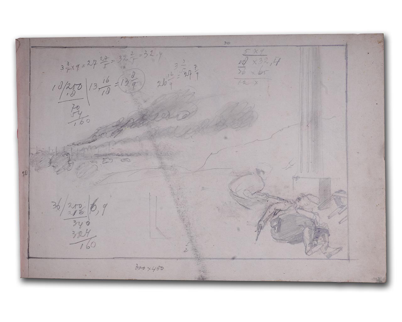 S.Sudjojono's study (pencil)