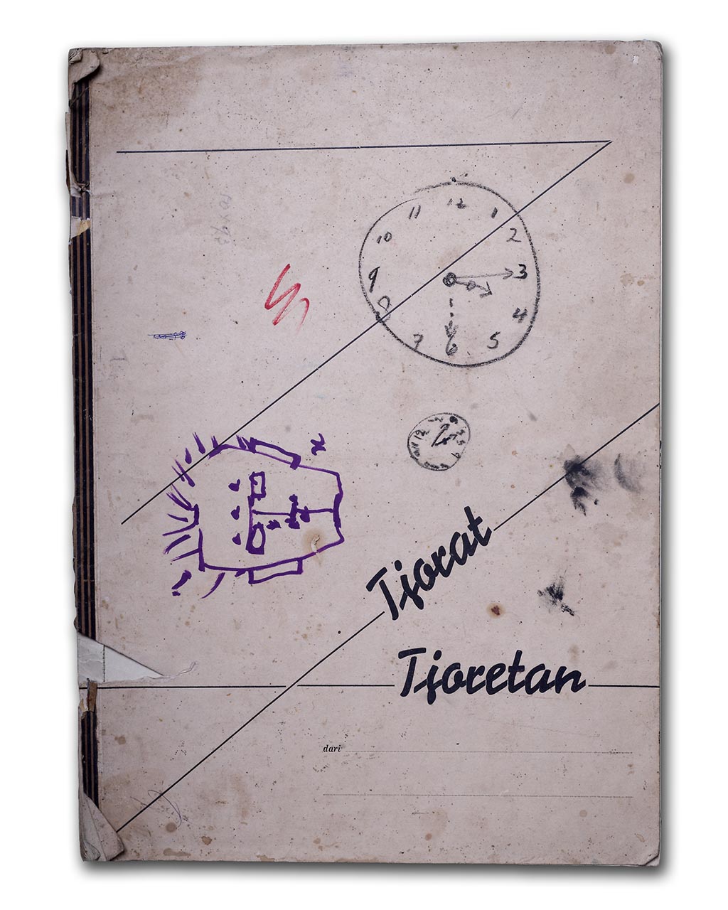 S. Sudjojono's sketchbook cover