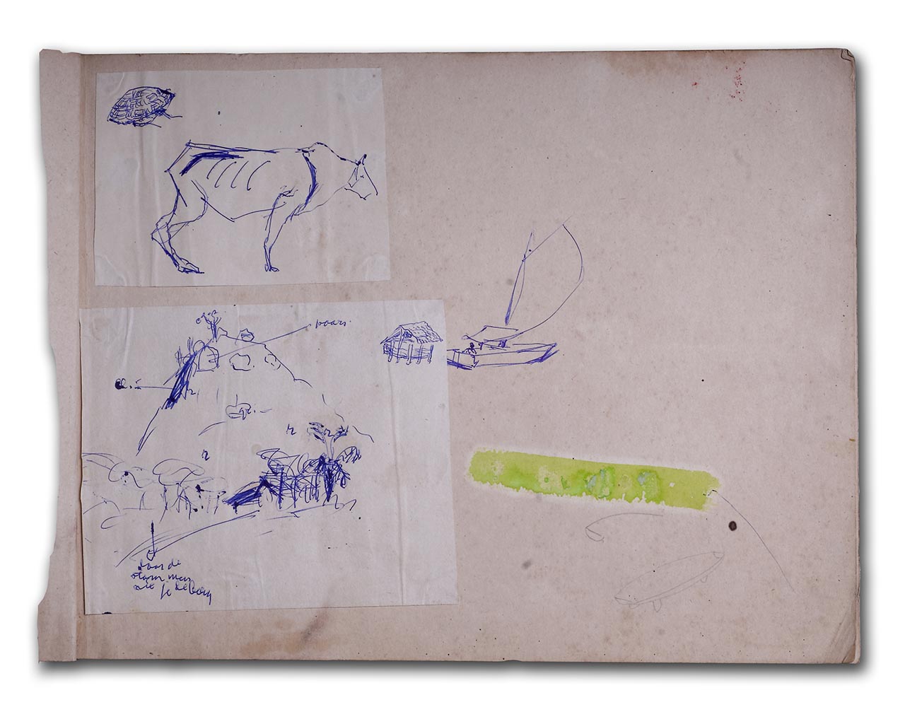 S.Sudjojono's sketch (pen)