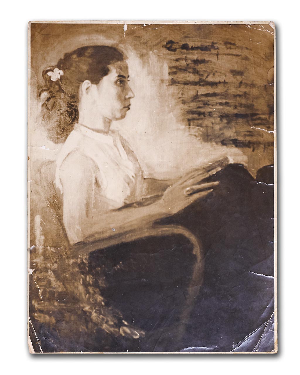 Sudjojono's drawing of Rose Pandanwangi