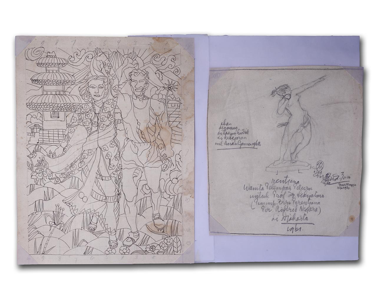 Sketsa Asian Games 1962