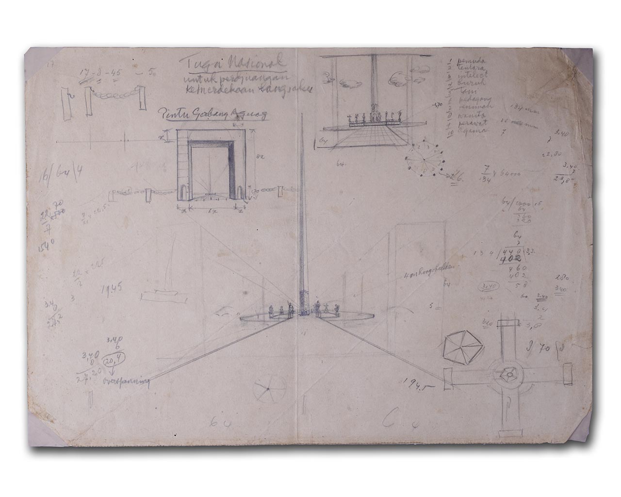 Studi Tugu Nasional Untuk Perjuangan Kemerdekaan Bangsaku