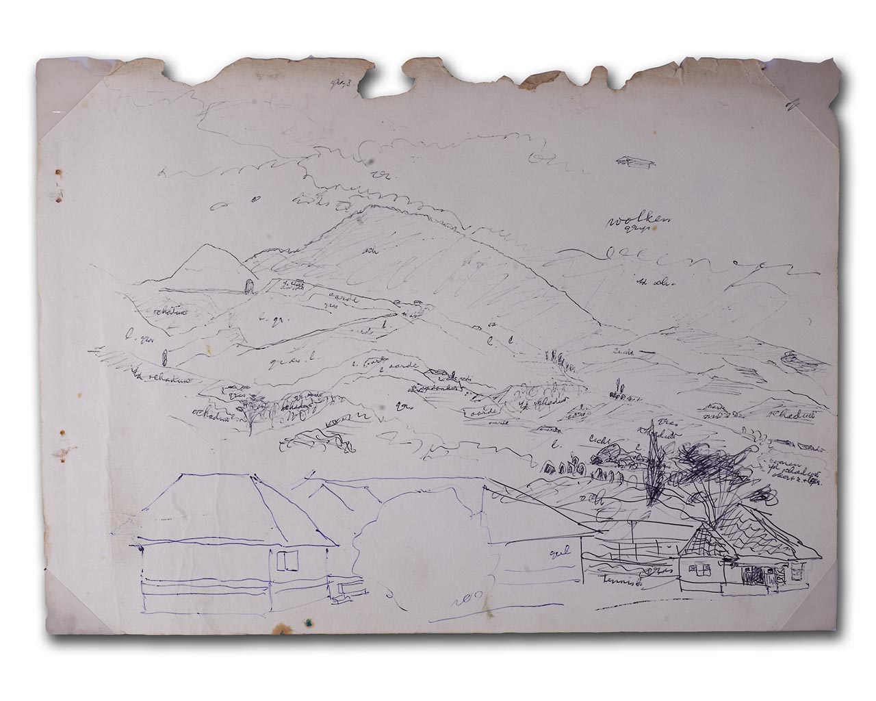 Sudjojono's sketch (pen)