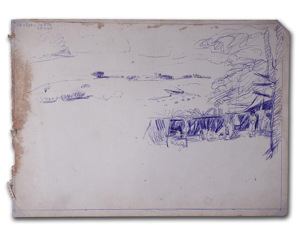 Sudjojono's sketch (pen)