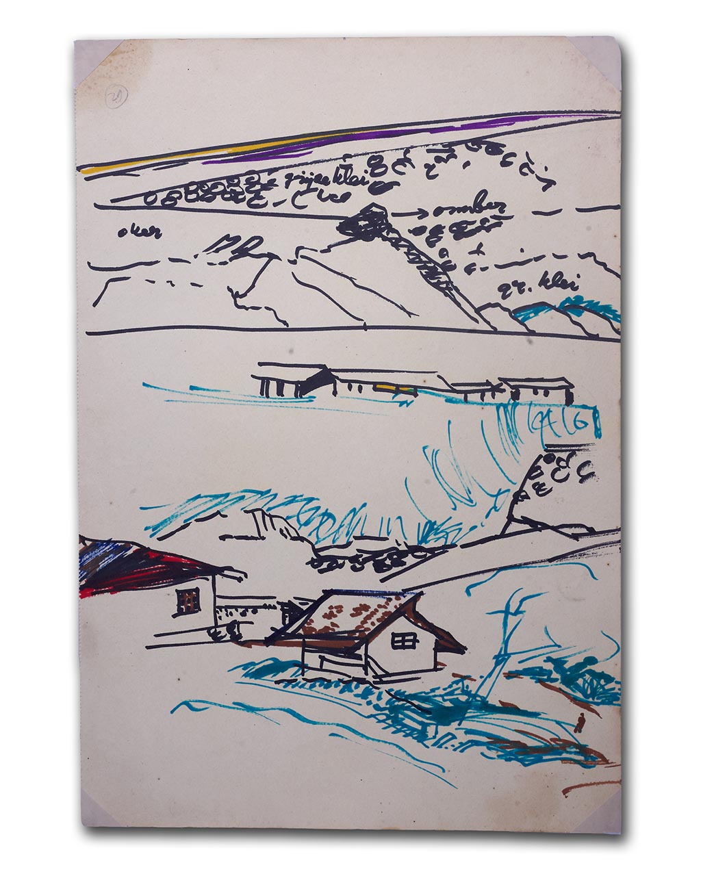 Sudjojono's sketch (marker)