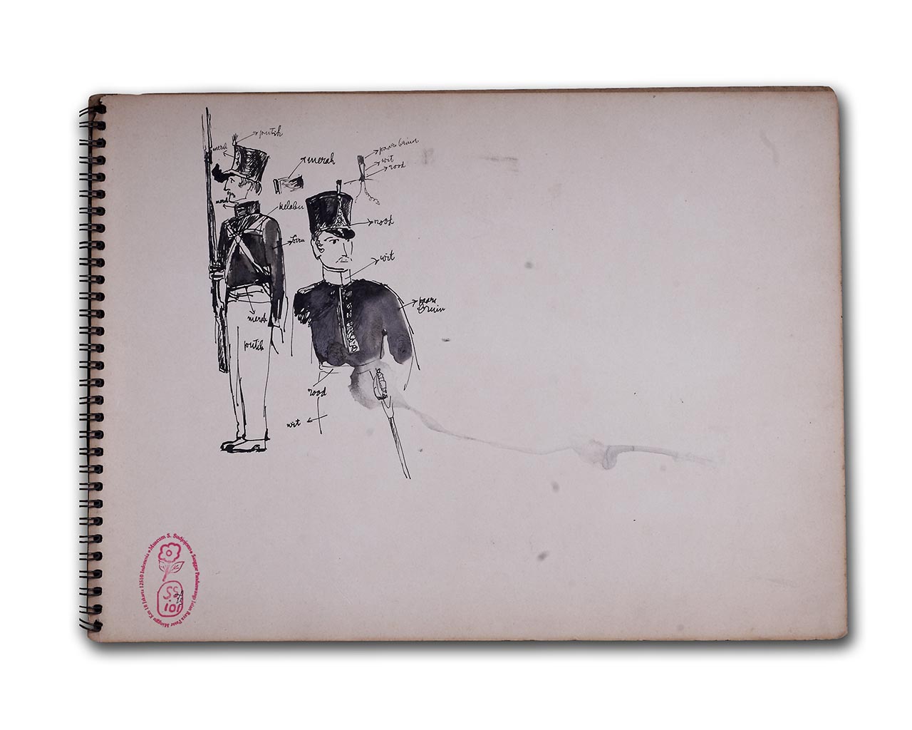 S.Sudjojono's sketch