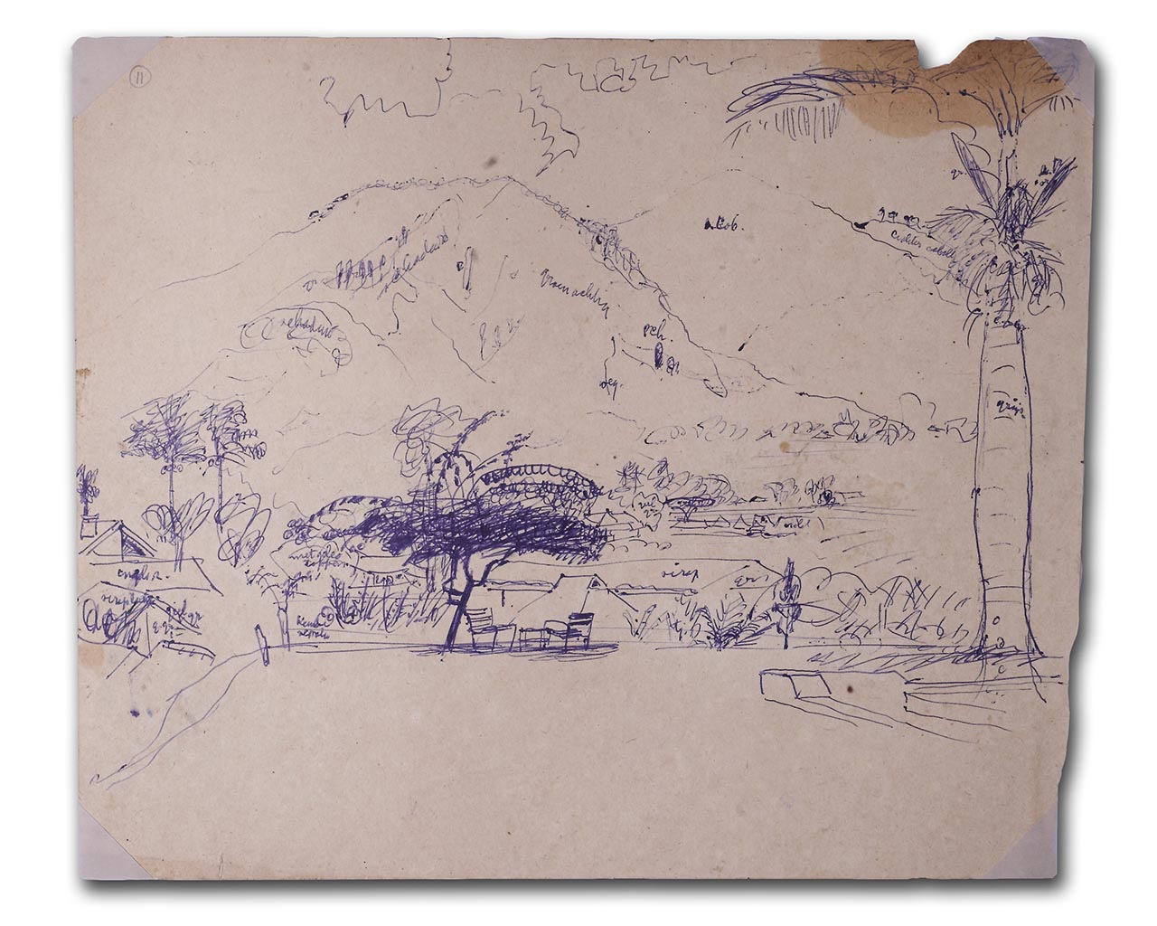 Sudjojono's sketch (pen)