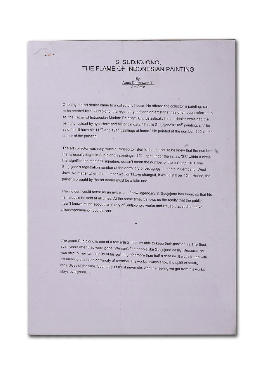 S. Sudjojono: The Flame of Indonesian Painting